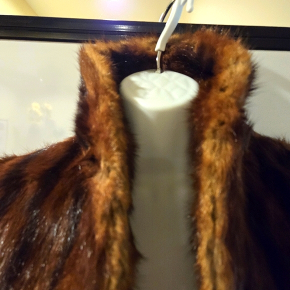 Vintage Mink Fur Jacket, Size 12 - Picture 12 of 16